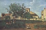 Jean Baptiste Camille  Corot Rosny-sur-Seine (mk11) Sweden oil painting artist